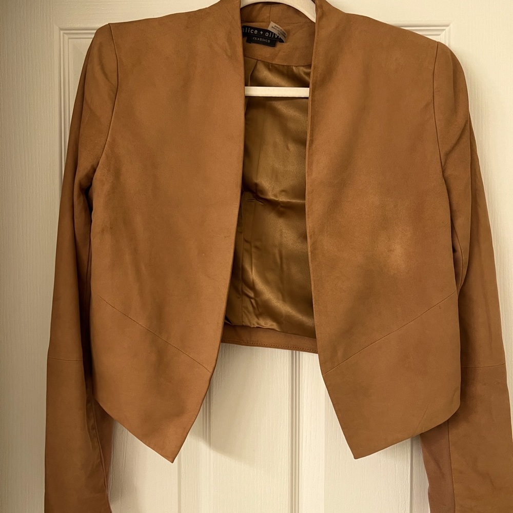 Alice & Olivia suede jacket